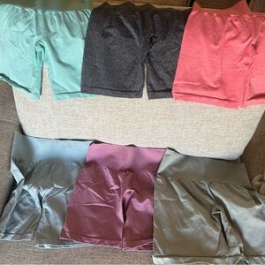 NVGTN Women's Shorts Set - Mint, Black, Pink, Gray, Purple
